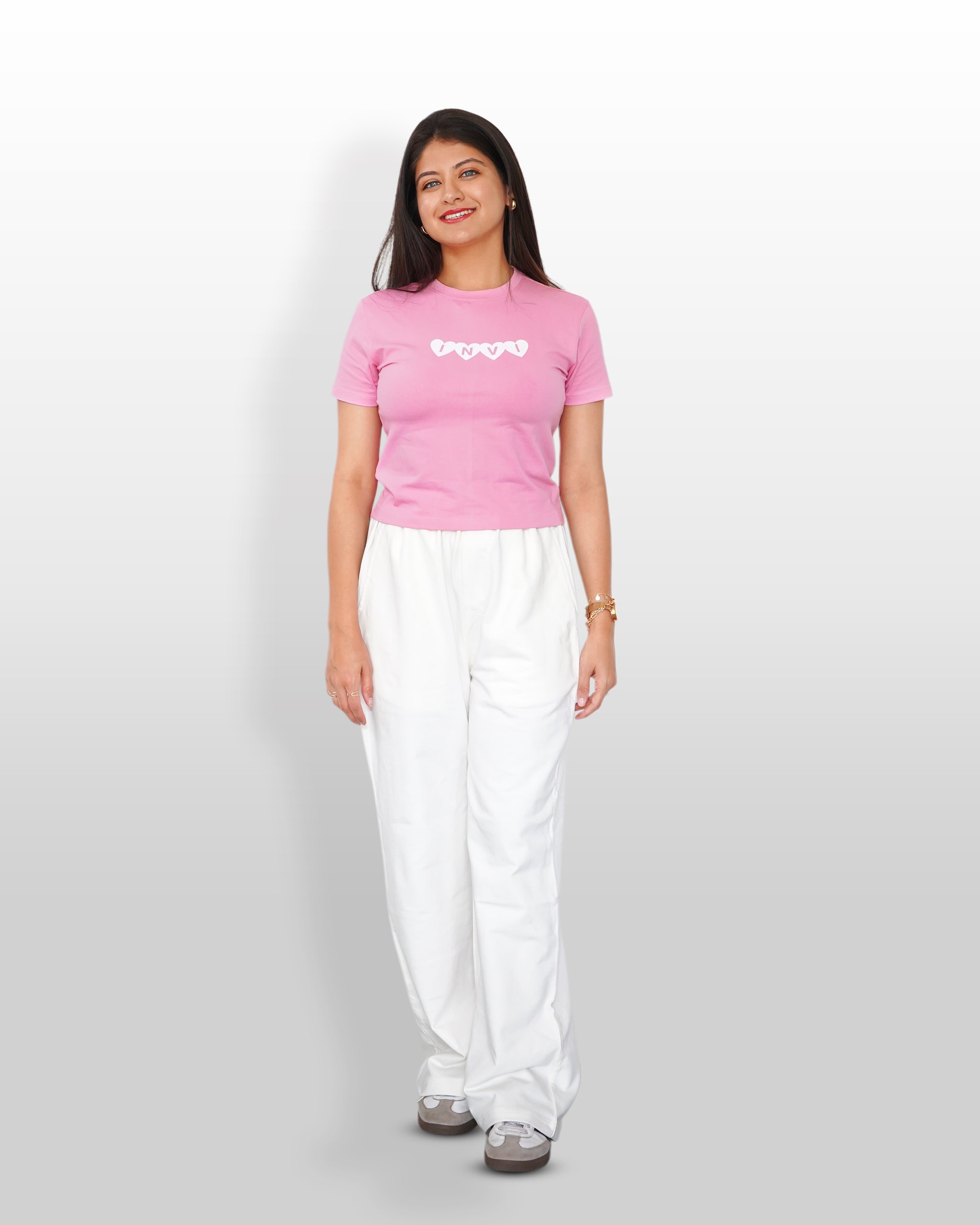 INVI Pink Heart Tee