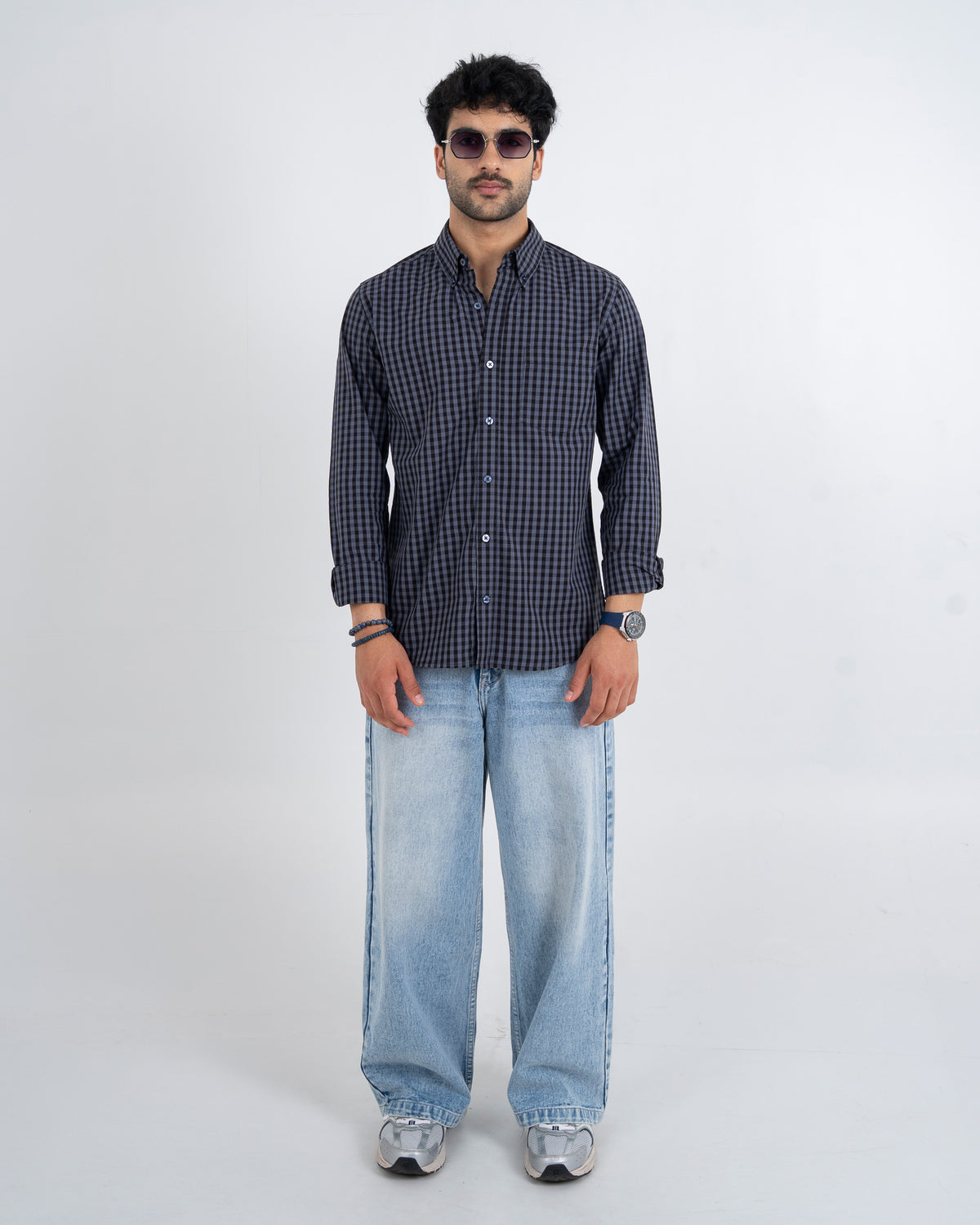 LIGHT BLUE BAGGY JEANS
