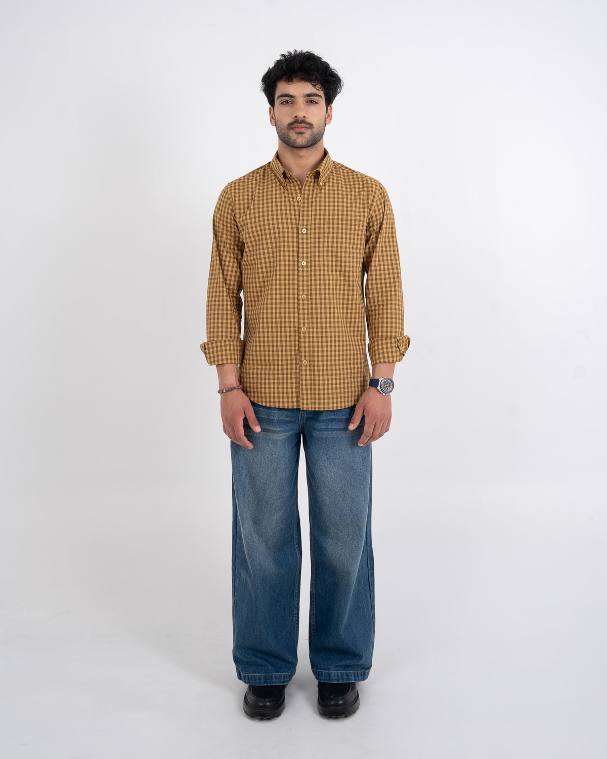 DARK BLUE BAGGY JEANS