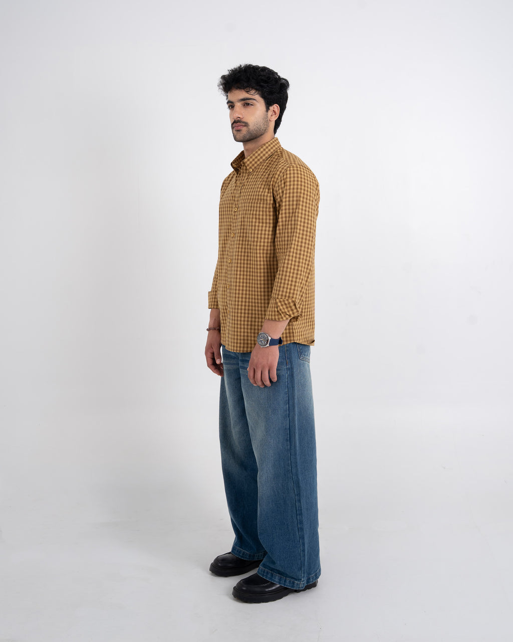 DARK BLUE BAGGY JEANS