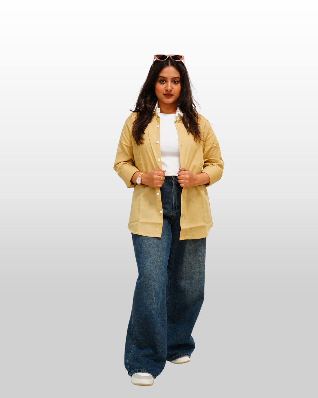 Khakhi Contrast Shirt