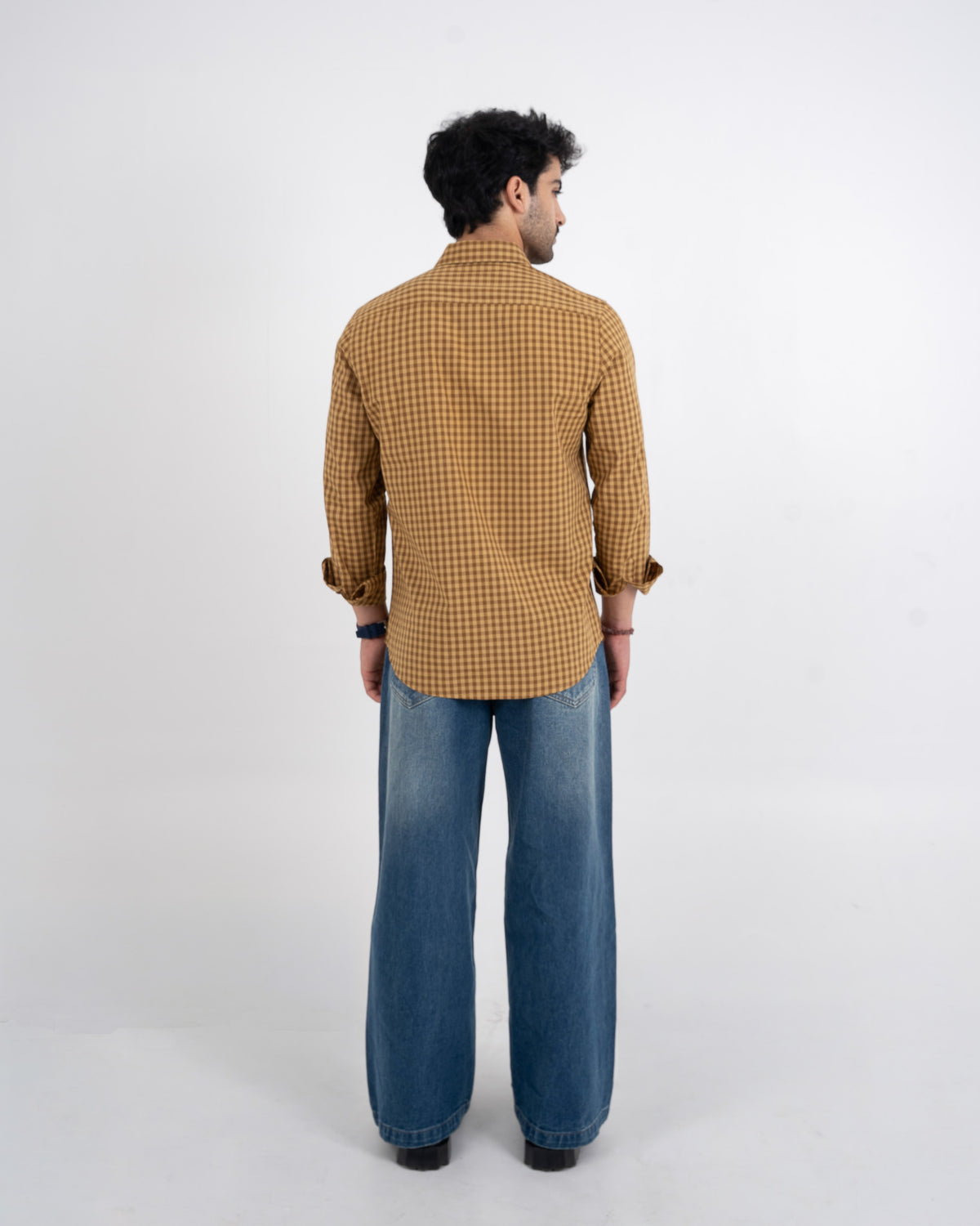 DARK BLUE BAGGY JEANS