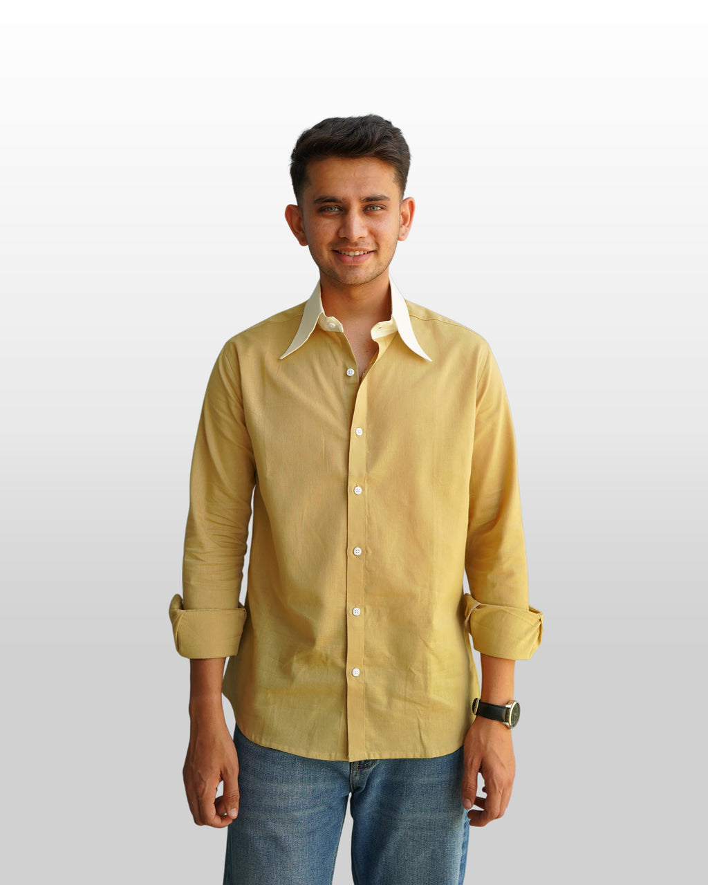 Khakhi Contrast Shirt