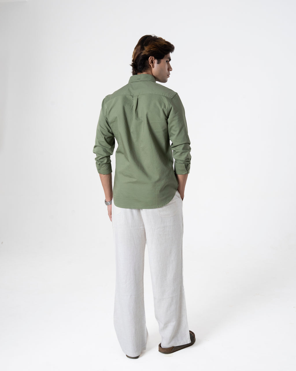 GREEN OXFORD SHIRT
