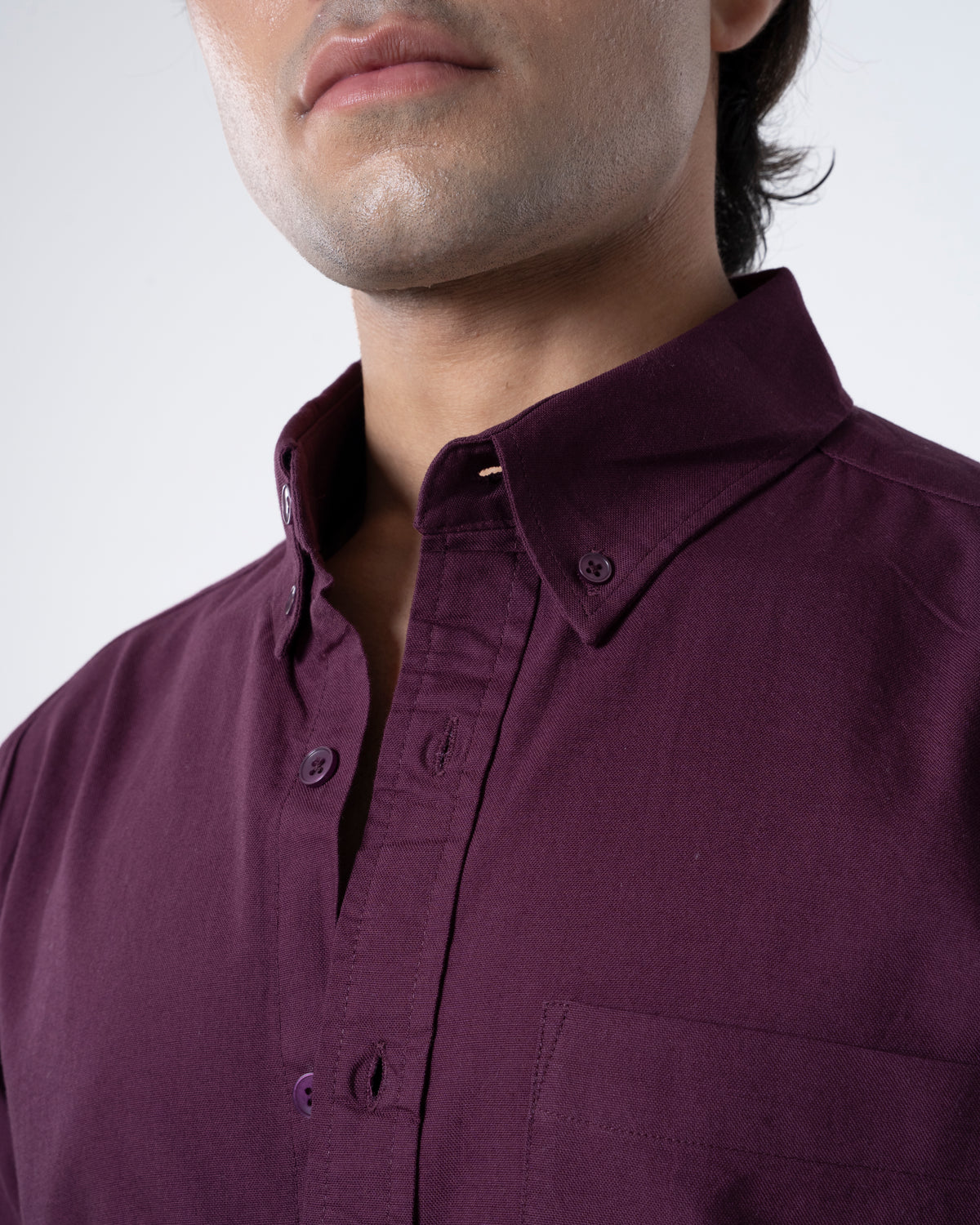 BURGUNDY OXFORD SHIRT