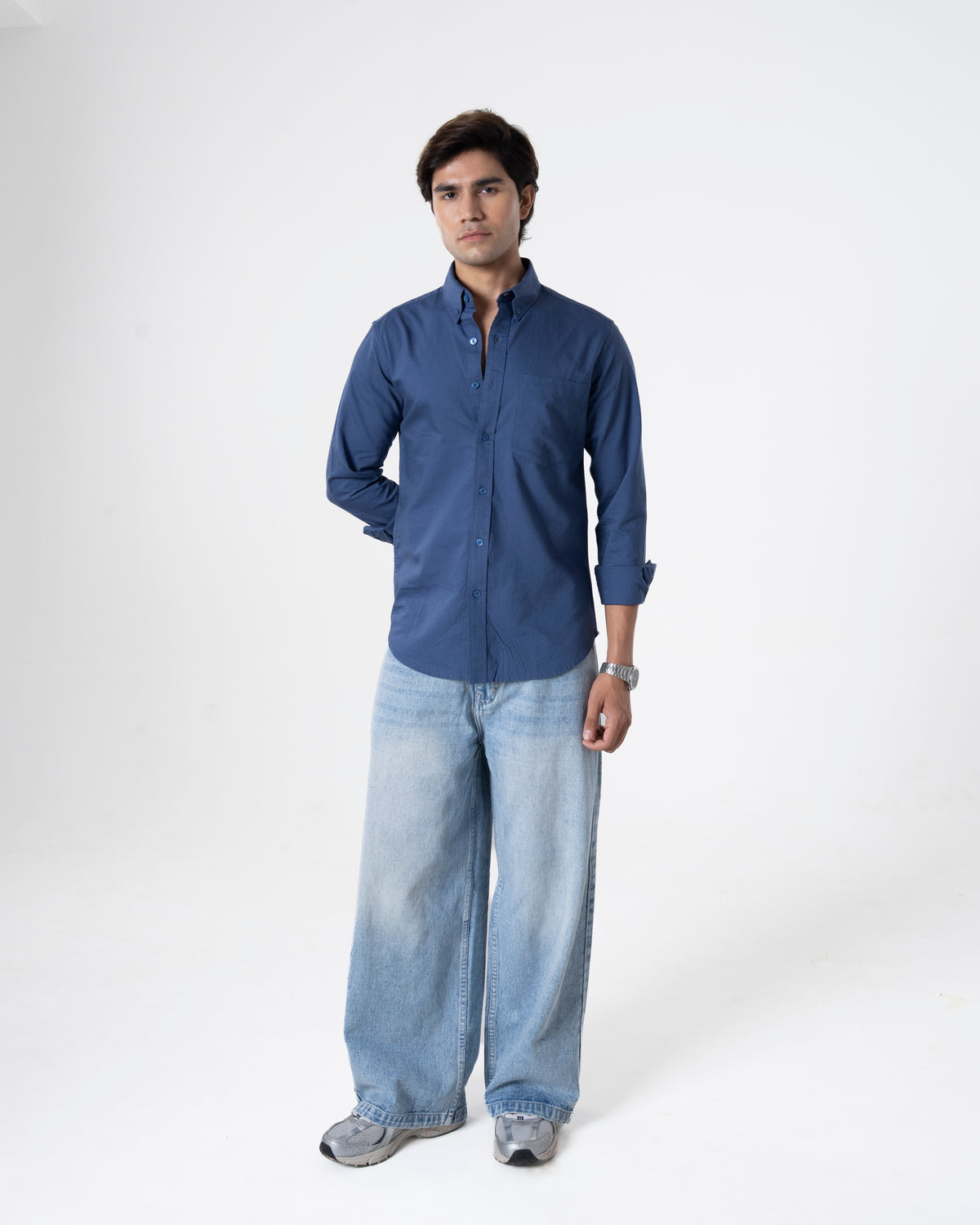 INDIGO BLUE OXFORD SHIRT