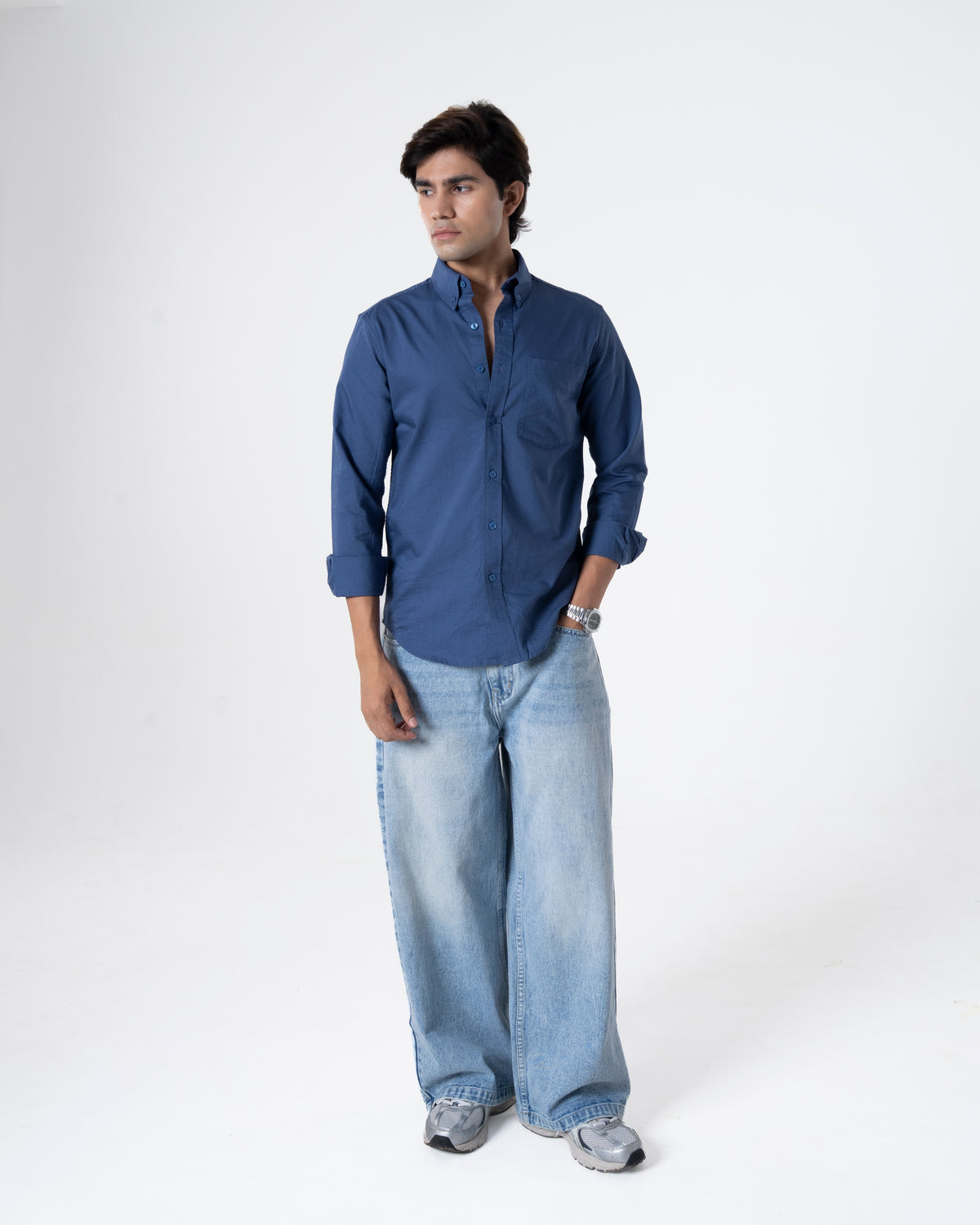 INDIGO BLUE OXFORD SHIRT