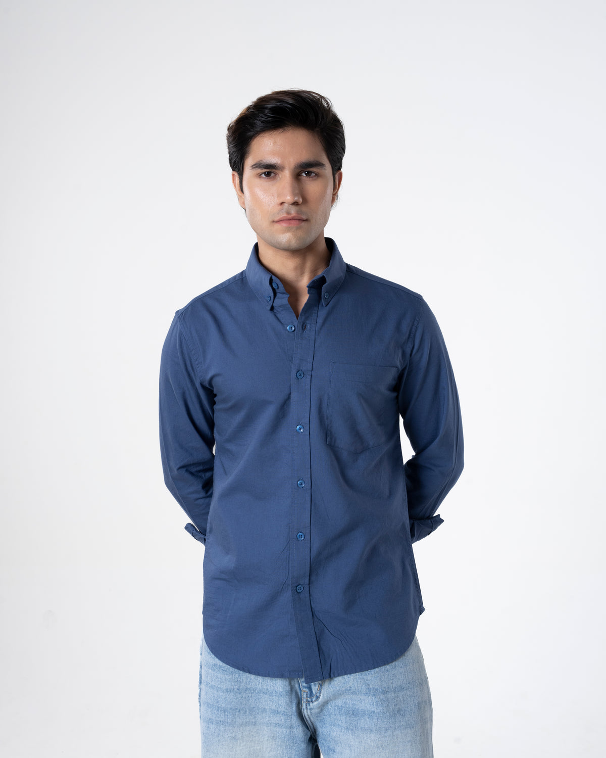 INDIGO BLUE OXFORD SHIRT