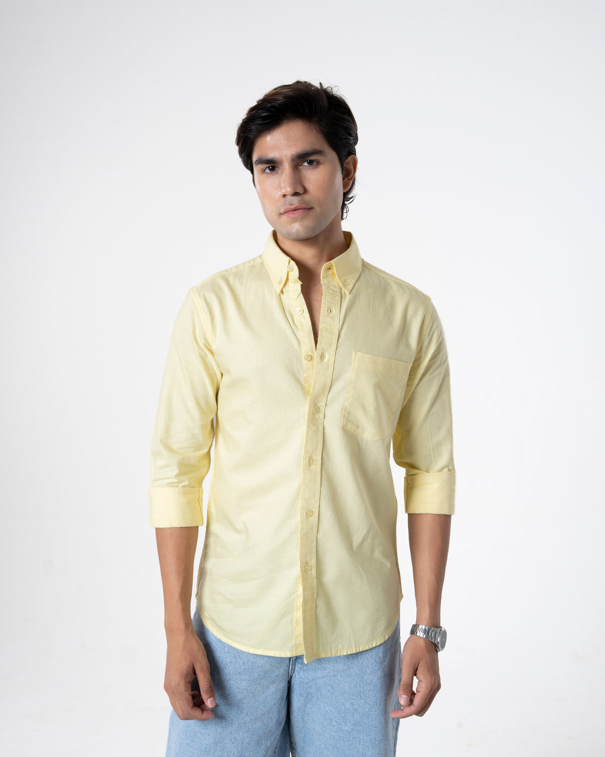 YELLOW OXFORD SHIRT