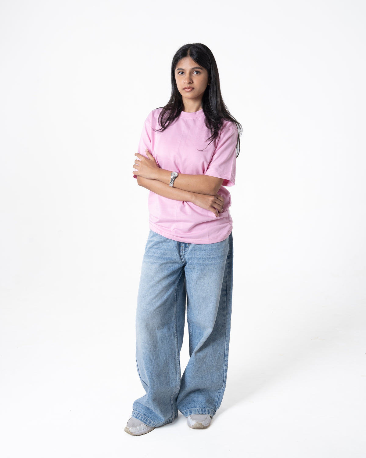 LIGHT BLUE BAGGY JEANS