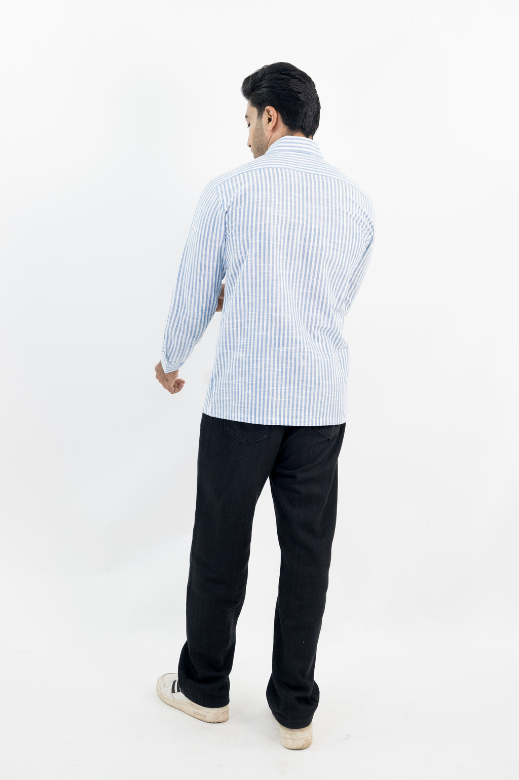 BLUE STRIPED SHIRT