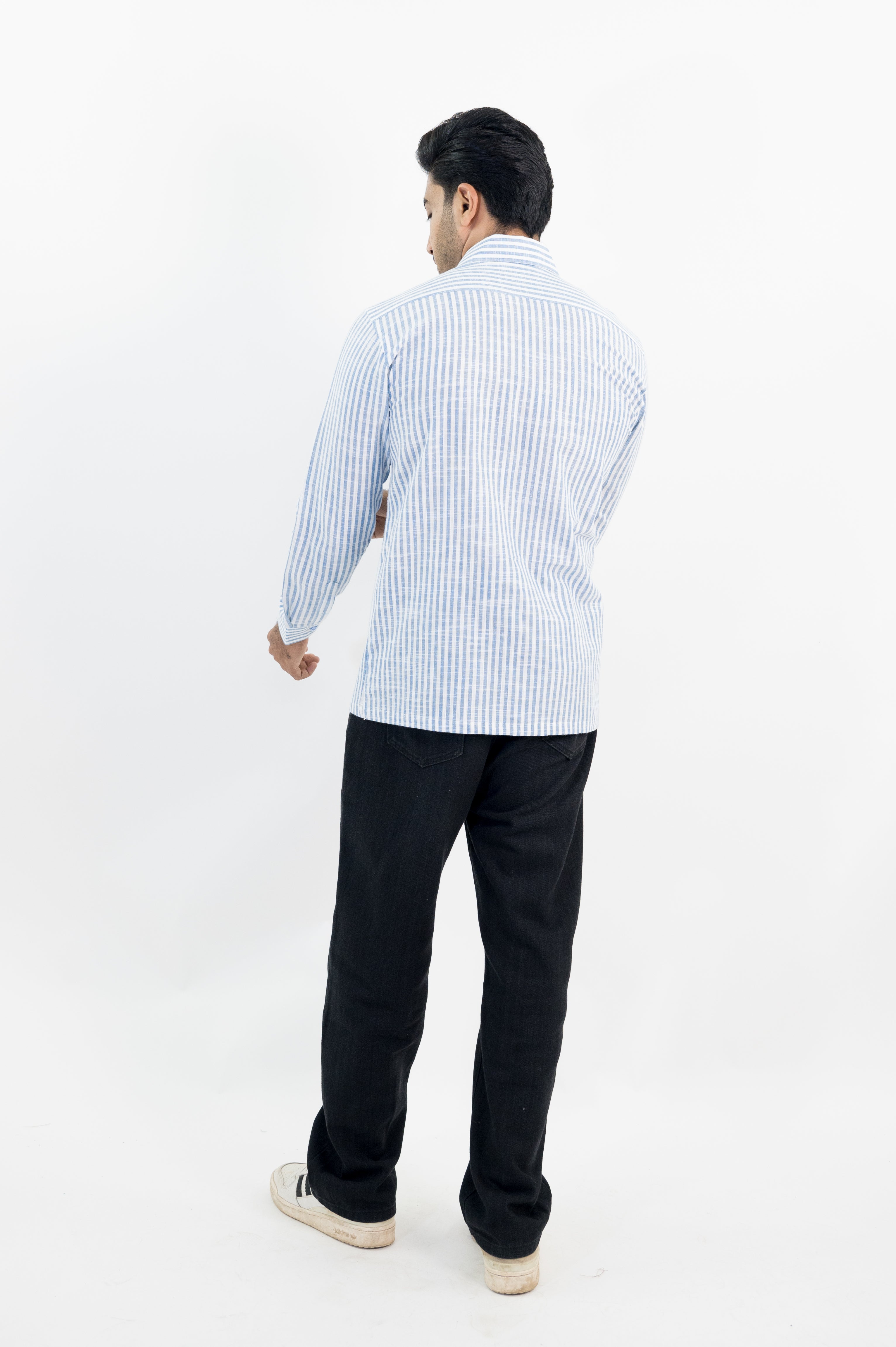 BLUE STRIPED SHIRT