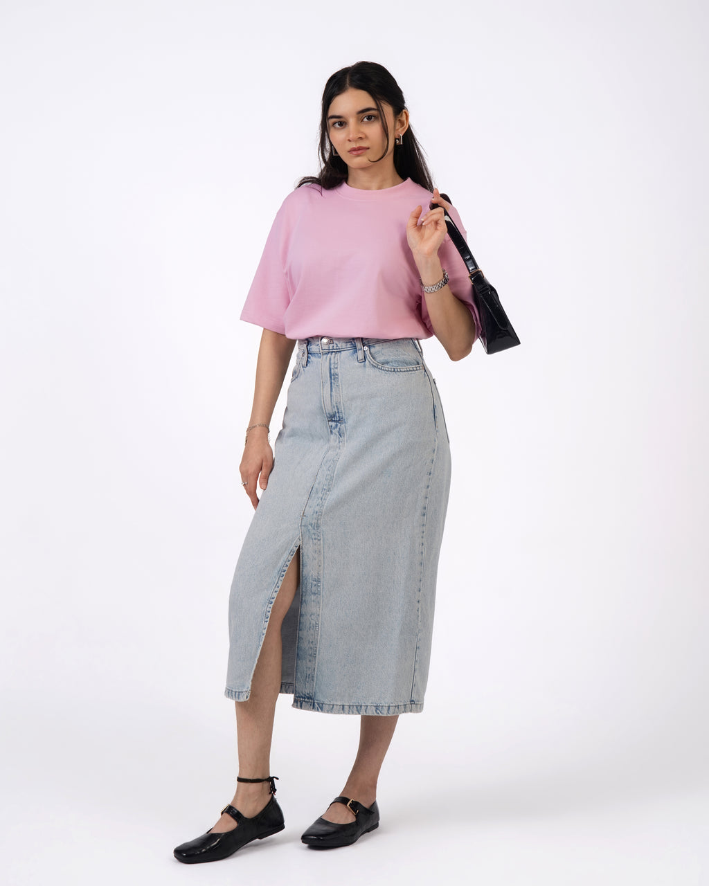 Baby Pink Loose Fit T-Shirt
