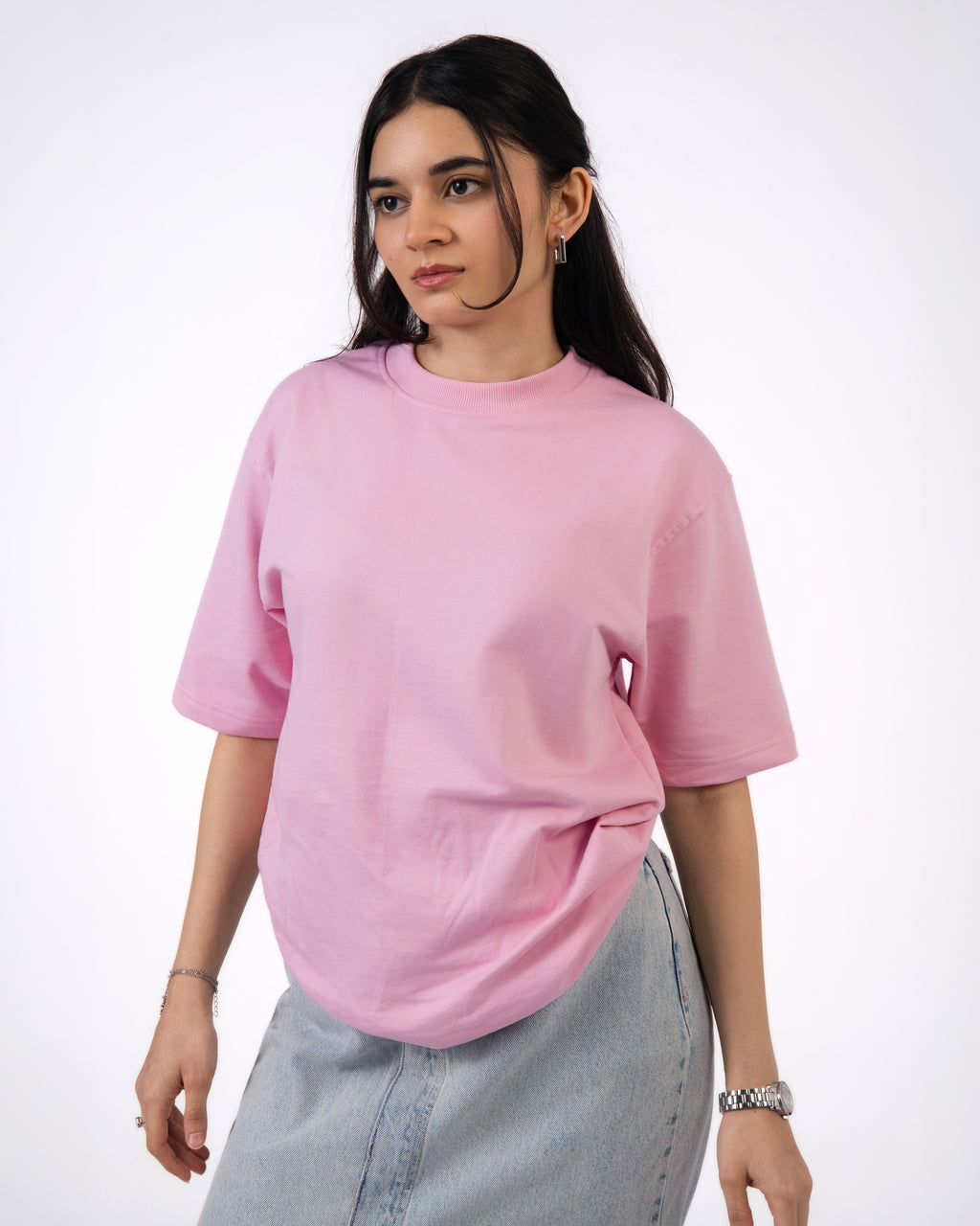 Baby Pink Loose Fit T-Shirt