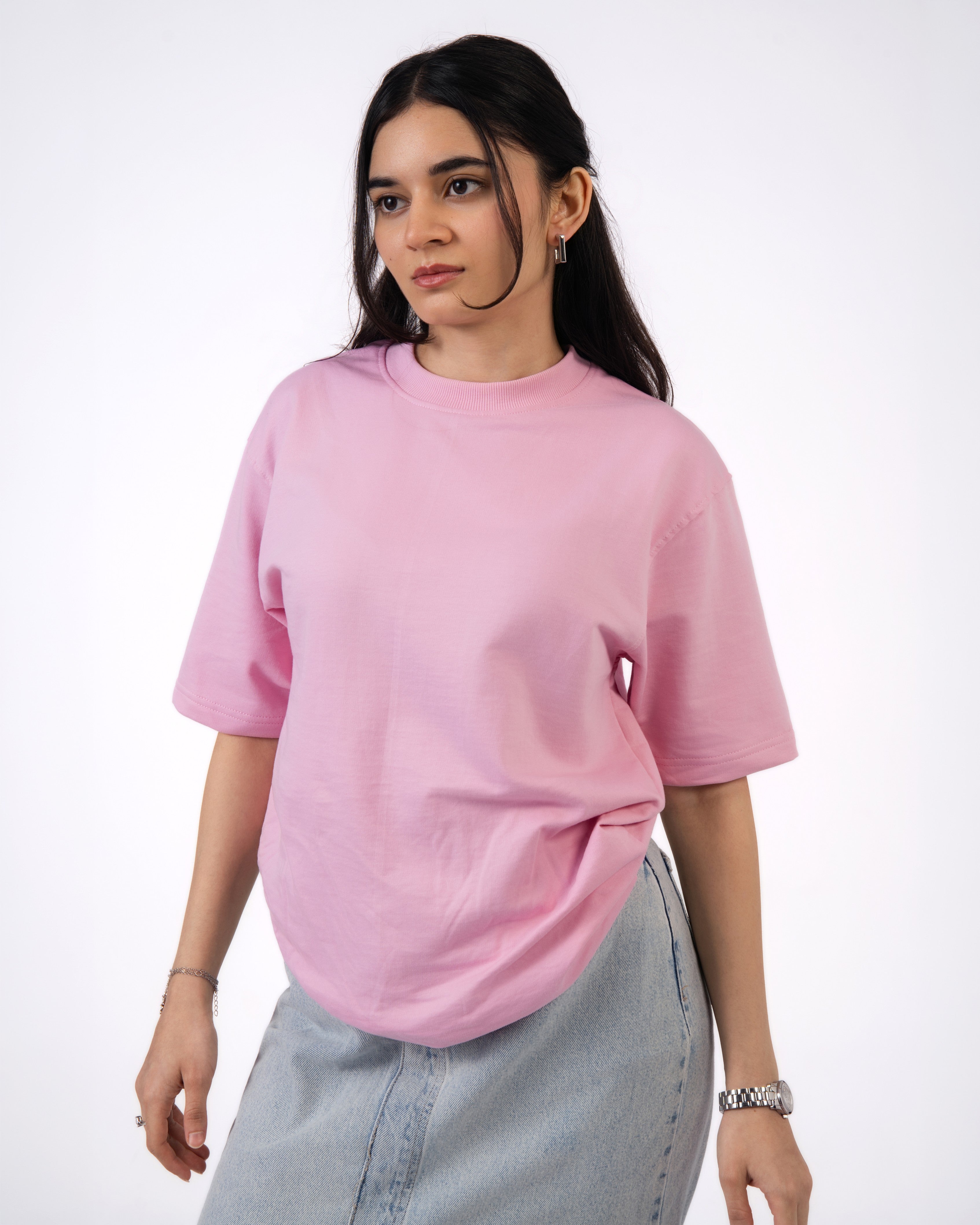 Baby Pink Loose Fit T-Shirt