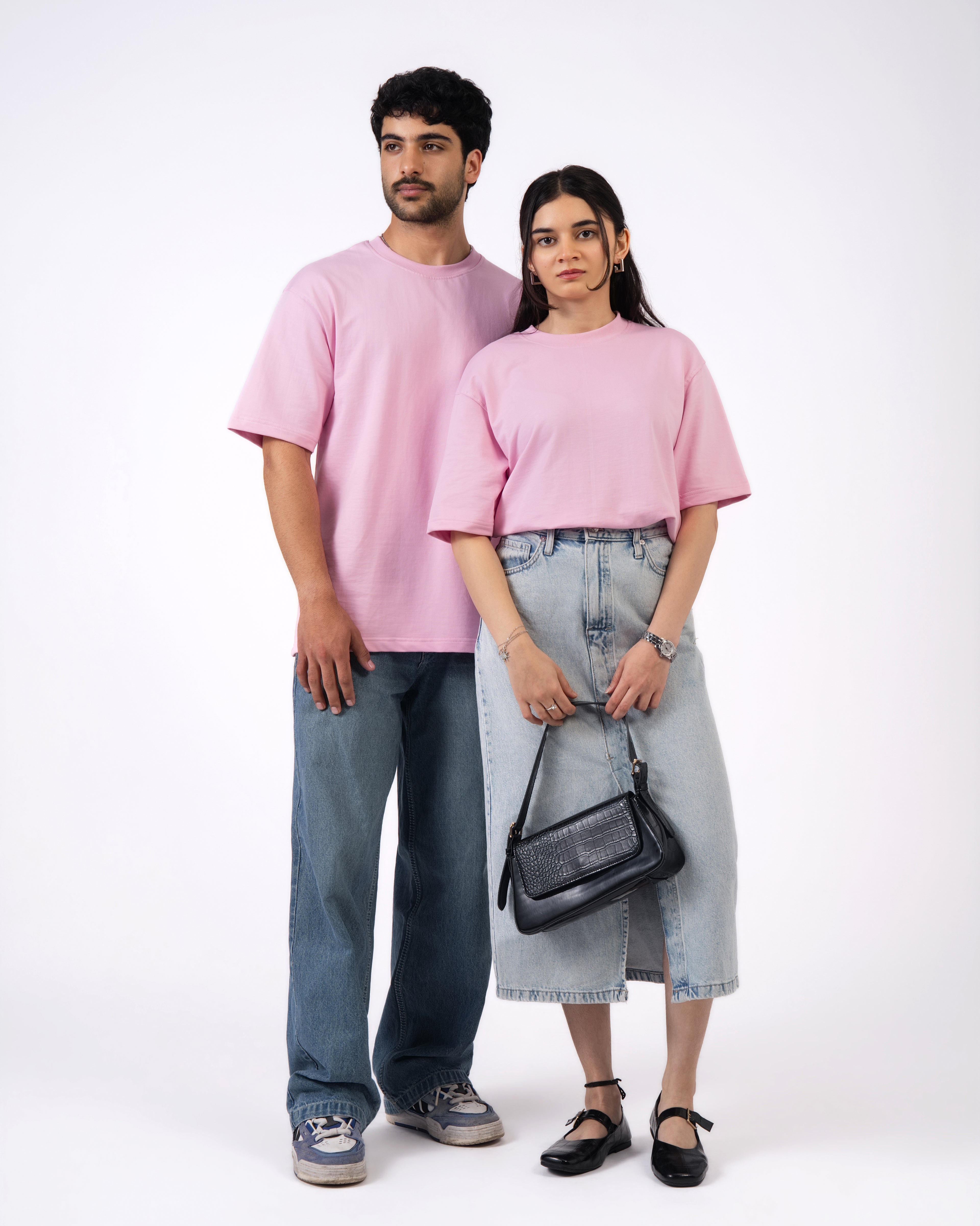 Baby Pink Loose Fit T-Shirt