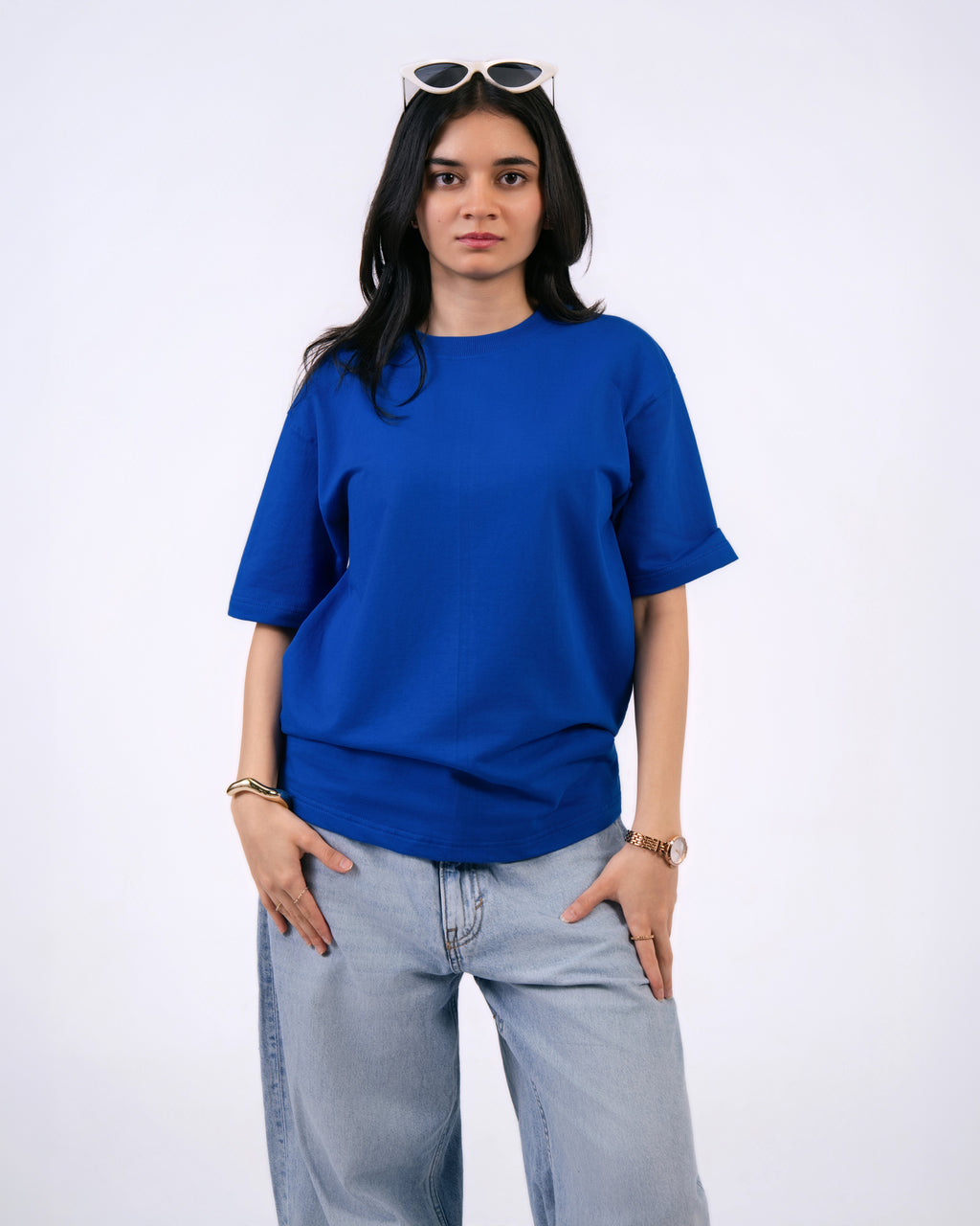 Royal Blue Loose Fit T-Shirt
