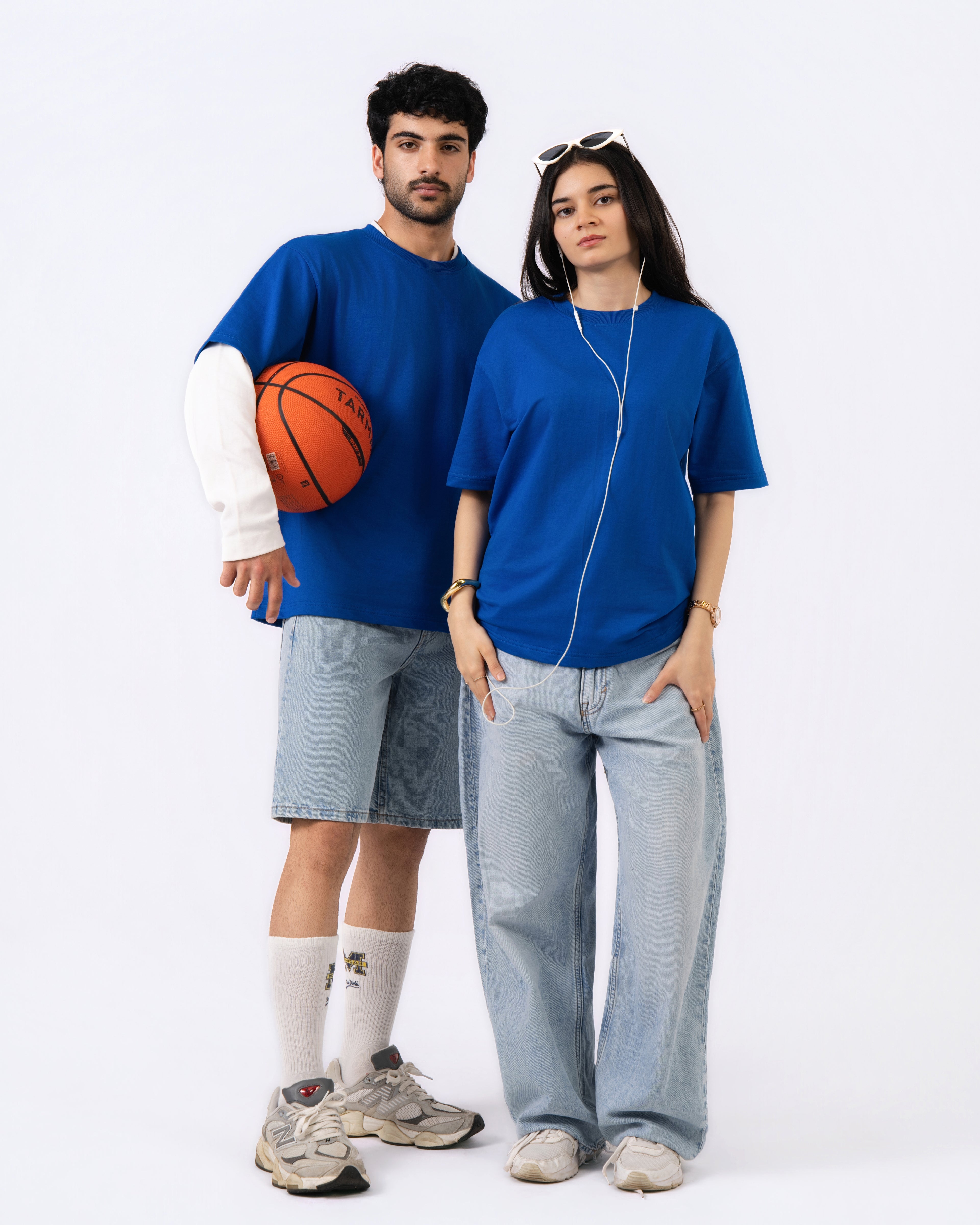 Royal Blue Loose Fit T-Shirt