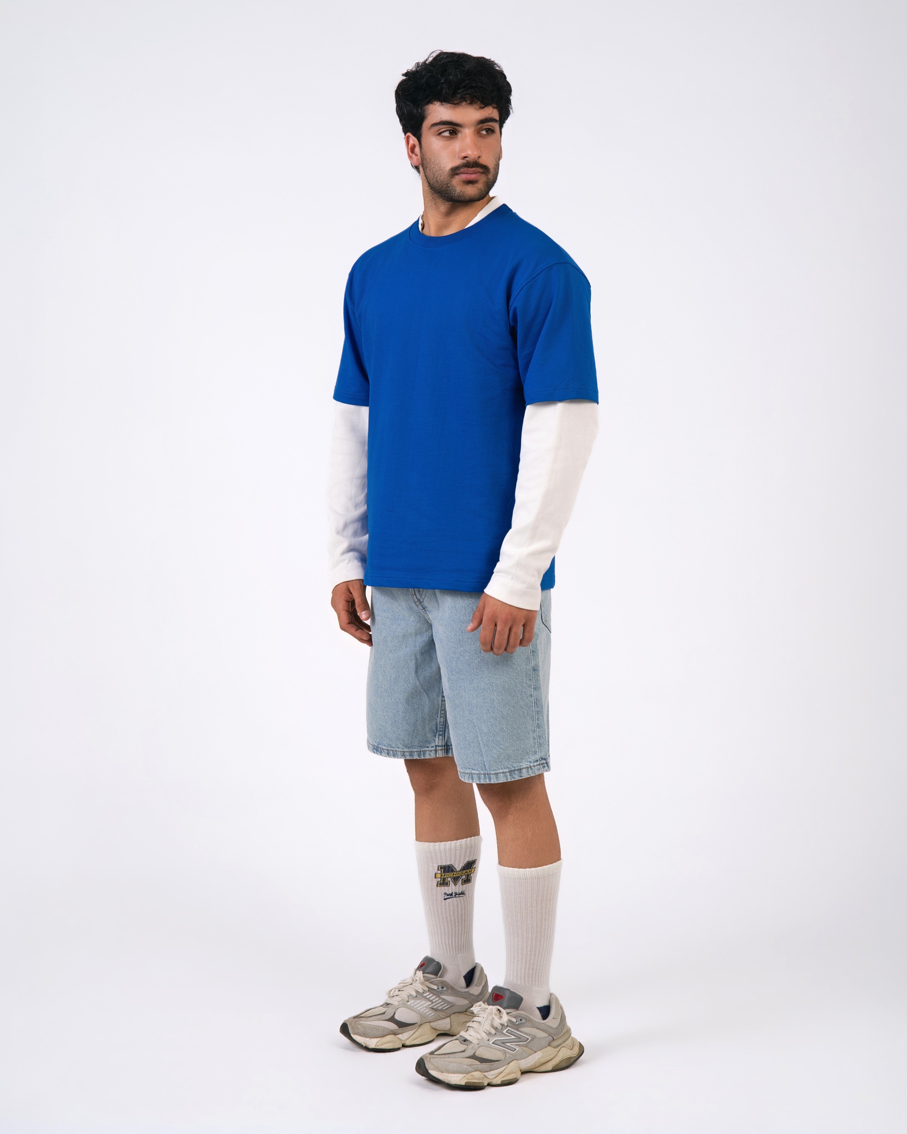 Royal Blue Loose Fit T-Shirt