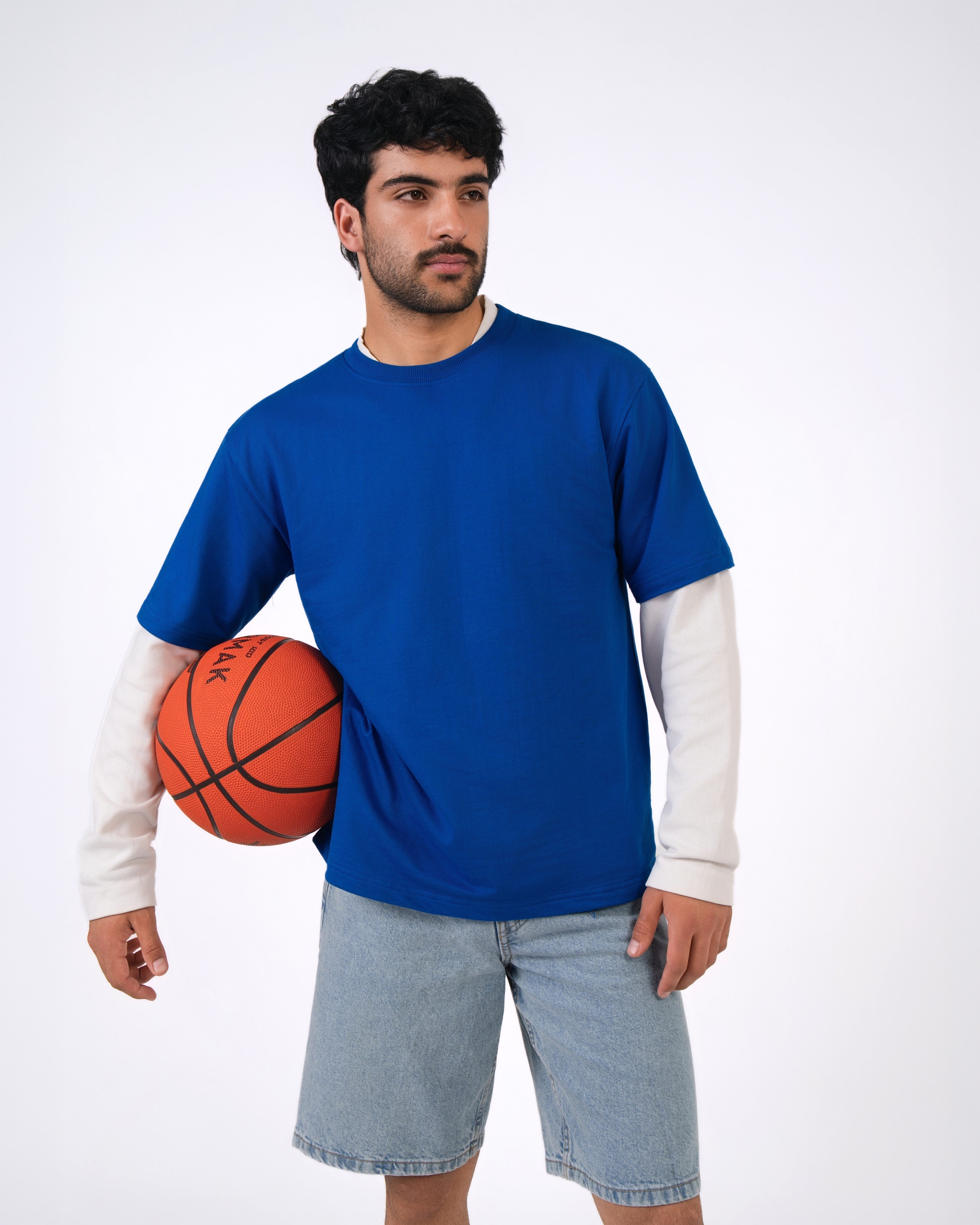Royal Blue Loose Fit T-Shirt