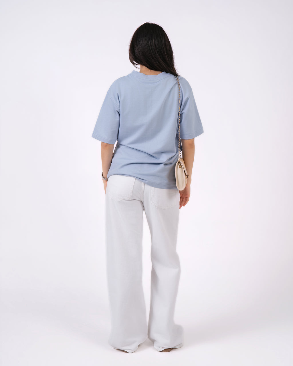 Sky Blue Loose Fit T-Shirt