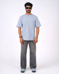 Sky Blue Loose Fit T-Shirt