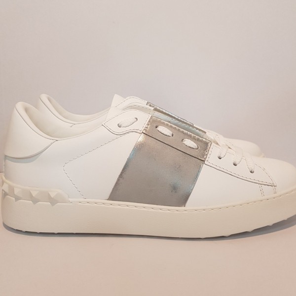 VALENTINO(하자상품 발렌티노) S0781 FLR 857 히든오픈 실버 스니커