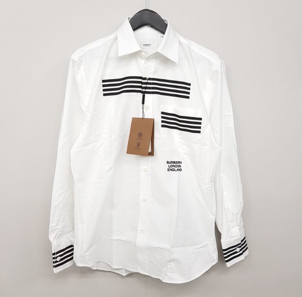 20SS BURBERRY(버버리) 8023754 A1464 스트라이프 프린트 셔츠