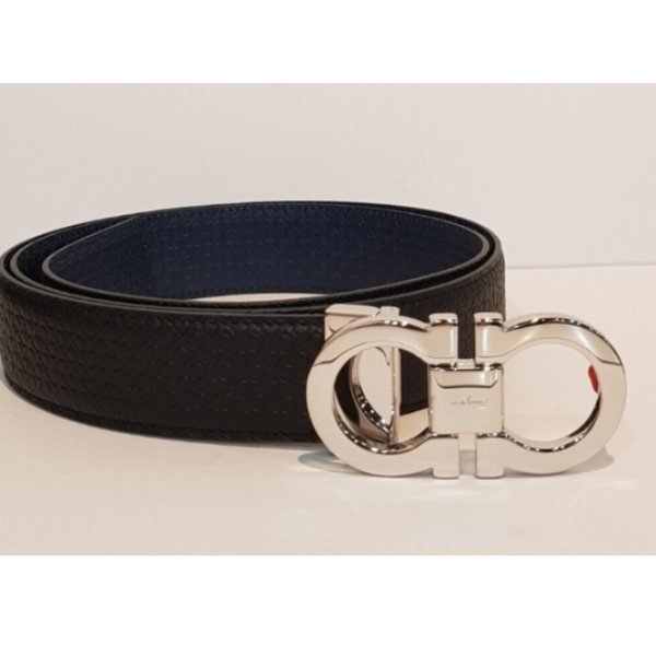 FERRAGAMO(페라가모) 714462 679535 NERO 버클 레더 벨트