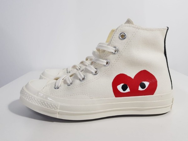 COMME DES GARCONS(꼼데가르송) DAZK112 캔버스 하트로고 하이스니즈