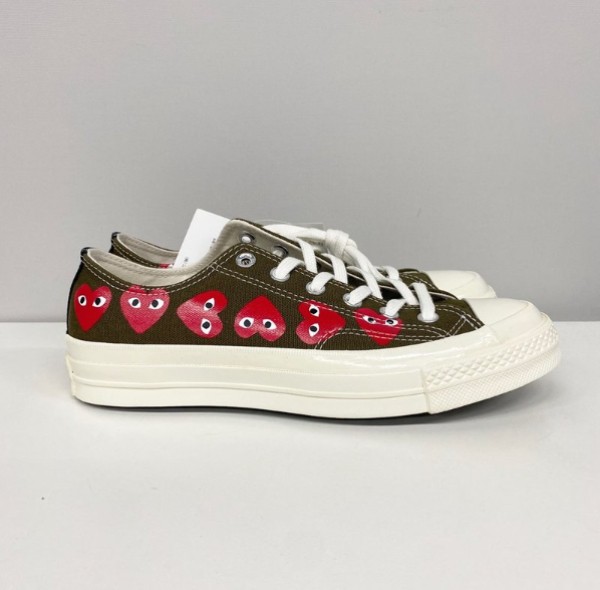 COMME DES GARCONS(꼼데가르송) P1K117 1 멀티하트 로우 스니커즈