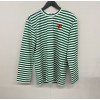 COMME DES GARCONS(꼼데가르송) P1T164 3 그린 스트라이프 티셔츠
