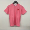 COMME DES GARCONS(꼼데가르송) P1T272 000 3 하트 로고 반팔 티셔츠