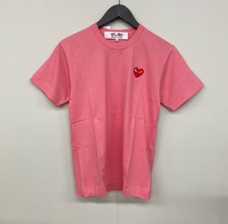 COMME DES GARCONS(꼼데가르송) P1T272 000 3 하트 로고 반팔 티셔츠