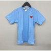 COMME DES GARCONS(꼼데가르송) P1T272 000 1 하트 로고 반팔 티셔츠