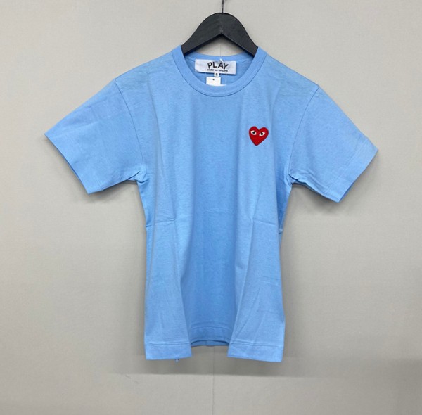 COMME DES GARCONS(꼼데가르송) P1T272 000 1 하트 로고 반팔 티셔츠